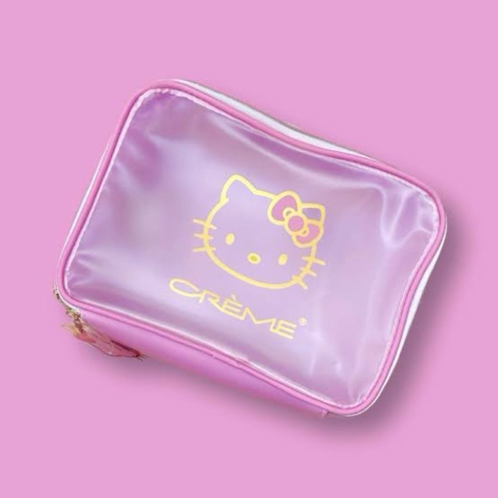 The Crème Shop Hello Kitty Pink Travel Case